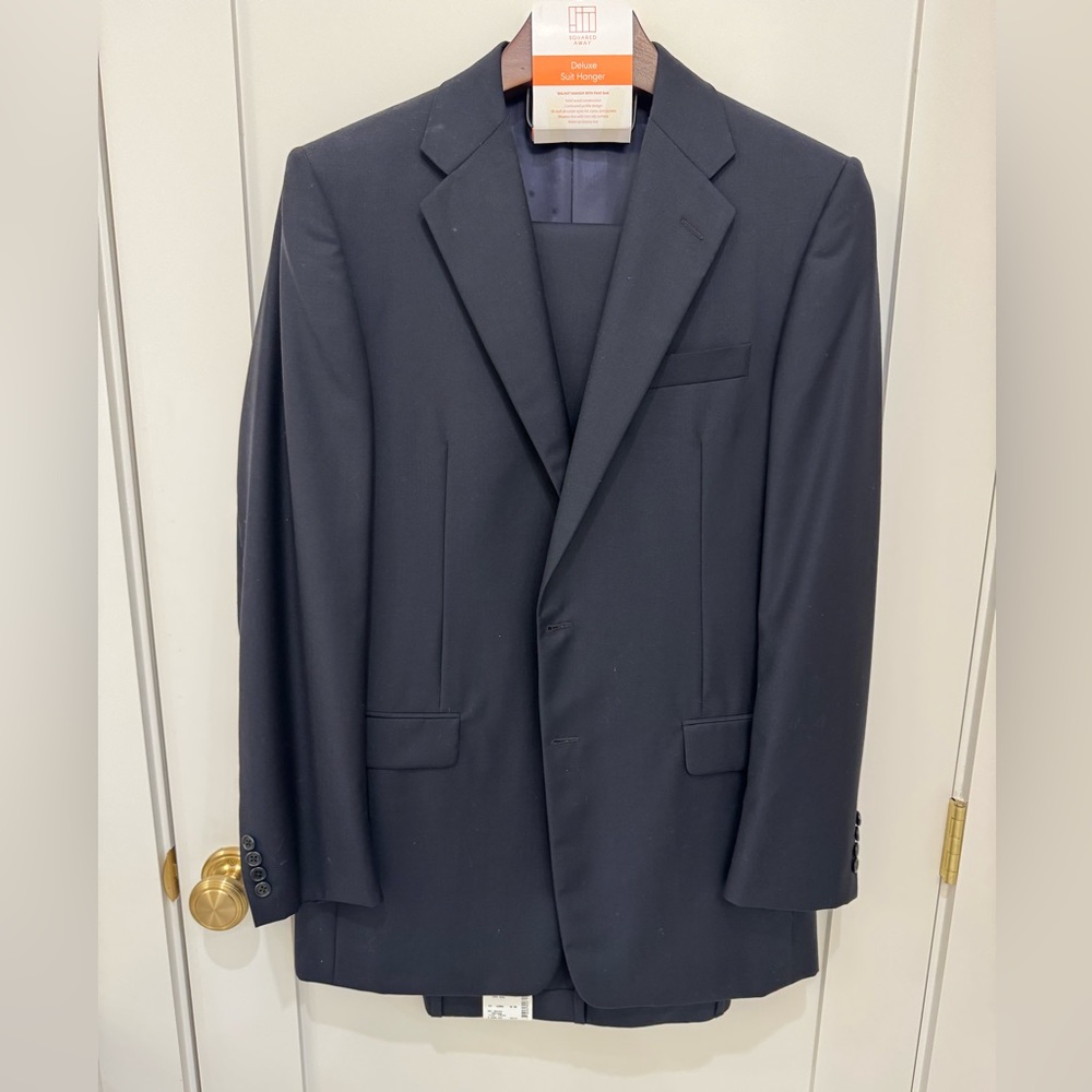 Hickey Freeman Dark Navy Men's Suit 41L NWT